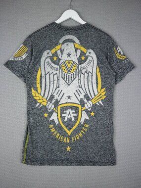 American Fighter By Affliction Shirt Men's Medium Graphic Tee MMA Training